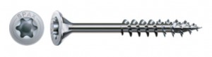 SPAX vis a bois 3,5x30/18 tete fraisée TXS,W,4C MH, filetage partiel