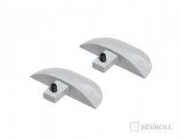 SEVROLL 20208 embout pour profilé Hide N argent
