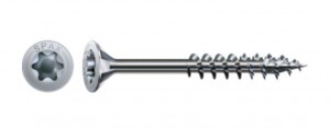SPAX vis a bois 5x60/37 tete fraisée TXS,W,4C MH, filetage partiel