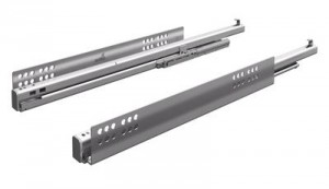 HETTICH 9143510 Atira coulisse a sortie totale, Quadro V6+, 470mm/50kg, côté 18m