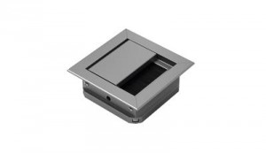 HETTICH 9133402 presse-étoupe câble 70x70 mm alu anodisé