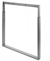 HETTICH 9133025 pietement de table avec 2 pieds carrés 680-820 mm