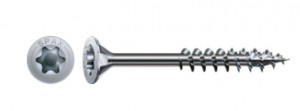 SPAX vis a bois 5x50/32 tete fraisée TXS,W,4C MH, filetage partiel