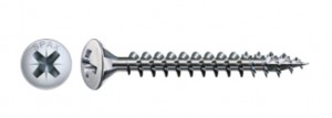 SPAX vis a bois 3,5x20mm tete lenticulaire PZ Ni 4C (PANT)