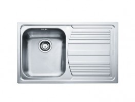 FRANKE évier LLL 611/7L 790x500mm inox structure tissée