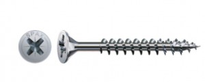 SPAX vis a bois 4x60mm tete fraisée PZ,W,4C MH