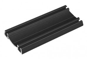 SEVROLL 04338 Elegant II guidage inférieur 1,7m noir brossé