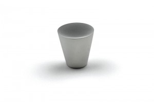 TULIP bouton Iroko chrome mat + vis