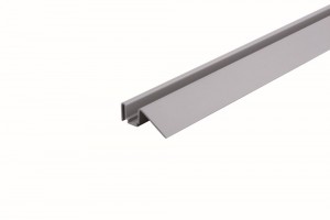 REHAU rail de guidage alu a vis gris foncé