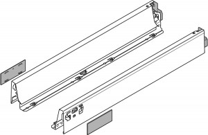 BLUM 378N5502SA côté Antaro 550 gris P+L