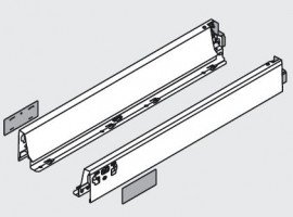 BLUM 378N5002SA Antaro, côté N 500mm, gris, ensemble