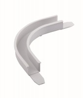 REHAU guide courbe 90° 8mm gris