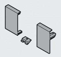 BLUM ZIF.71M0 Antaro, fixations frontales tiroir intérieur, gris