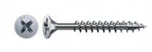 SPAX vis a bois 5x70mm tete fraisée PZ,W,4C MH
