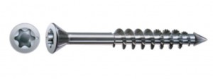 SPAX vis a bois M4x40/28mm tete fraisée.TXS,W,C filet partiel
