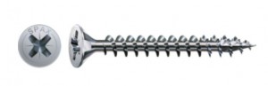 SPAX vis a bois 4x25 tete fraisée PZ,W,4C MH