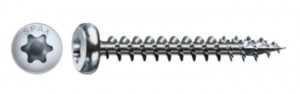 SPAX vis a bois 4x15mm tete demi-ronde TXS,W,4C