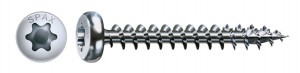 SPAX vis a bois 3,5x16 tete demi-ronde TXS,W,4C
