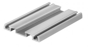 SEVROLL 02556 Ekonomik guidage inférieur 3m argenté