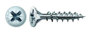SPAX vis a bois 4,5x20 tete fraisée PZ, W, 4C MH