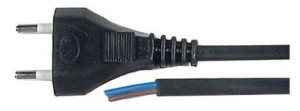 Flexo avec extrémité libre 2x0,5mm 2m noir