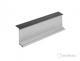 SEVROLL 03064 Optima guidage supérieur 2m argenté
