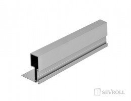 SEVROLL 03146 Optima 18 profil de poignée 2,4m argent