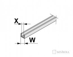 SEVROLL 20102 joint pour verre 18/4mm symétrique