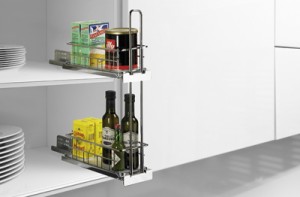 HETTICH 9066486 tiroir coulissant interne Cargo IQ Plus 90° argenté