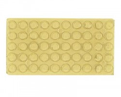 HETTICH 46695 Amortisseur de butée 8 mm transparent