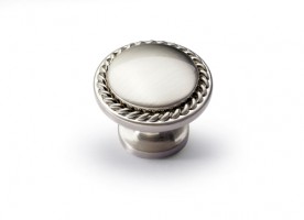 HETTICH 9113368 Bouton SALEMI d30 mm imitation inox