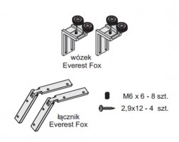 SEVROLL 10229-SV Everest ensemble pour poignée Fox II rail