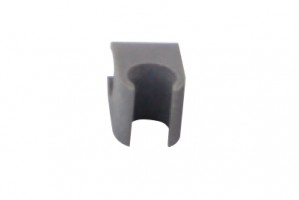 StrongBox raccord croisé, reling rond, gris