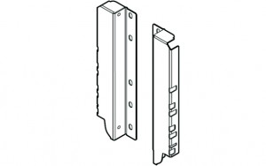 BLUM Z30D000SL Antaro, support arriere D, blanc