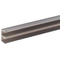 HETTICH 76470/2 SlideLine 97 guidage supérieur 2000mm alu anodisé