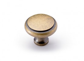 HETTICH 9113286 Bouton SOLVA d30 mm doré antique