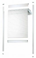 REHAU metallic-line ensemble 25mm 900x1500 inox