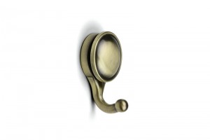 TULIP porte-manteau Murero vieil or + vis