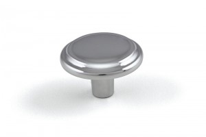 TULIP knop Turia chrome brillant + vis