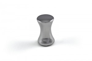 TULIP bouton Ruza chrome brillant + vis