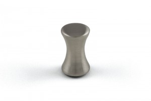 TULIP bouton Ruza nickel brossé + vis