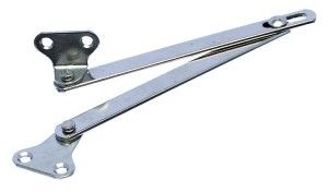 Abattant inférieur charnieres 200 mm, nickelé