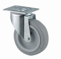 TENTE roulette pivotante 3470 patin souple diametre 100mm
