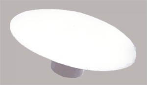 Cache excentrique CF04 blanc