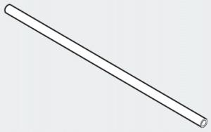 BLUM ZRG.1104U barre transversale 1104mm blanc