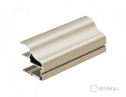 SEVROLL 02726 Unicomfort II profil de poignée 18mm 2,7m olive