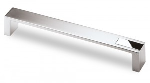 HETTICH 9105737 Poignée Intra 192 chrome mat/ chrome brillant HETTICH 9105737 Poignée Intra 192 chrome mat/ chrome brillant