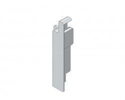 BLUM ZIF.3050 Metabox, fixation avant tiroir intérieur H, blanc, droite