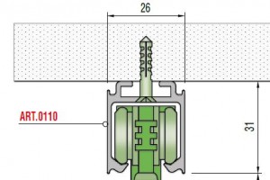 SISCO moulure 3000mm art. 110AF