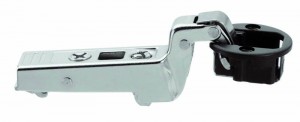 BLUM 75T4300 charniere insérée, verre percé, 94°